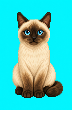 Pixel style pet preview