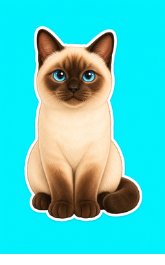 Sticker style pet preview
